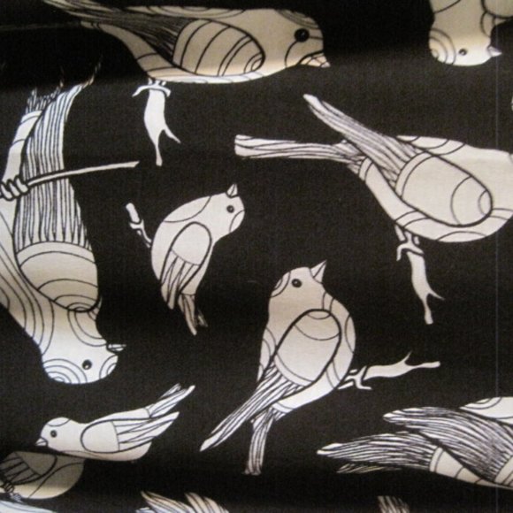 Lularoe Black and White Bird Maxi Skirt - Picture 3 of 5